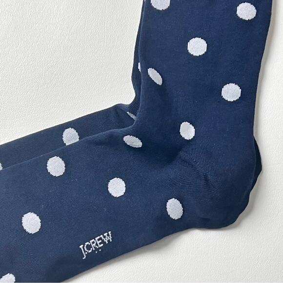 J.Crew Polka Dot Dress Style Trouser Socks One Size NWT - Picture 8 of 9